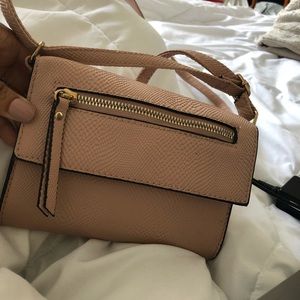 Nude pink crossbody